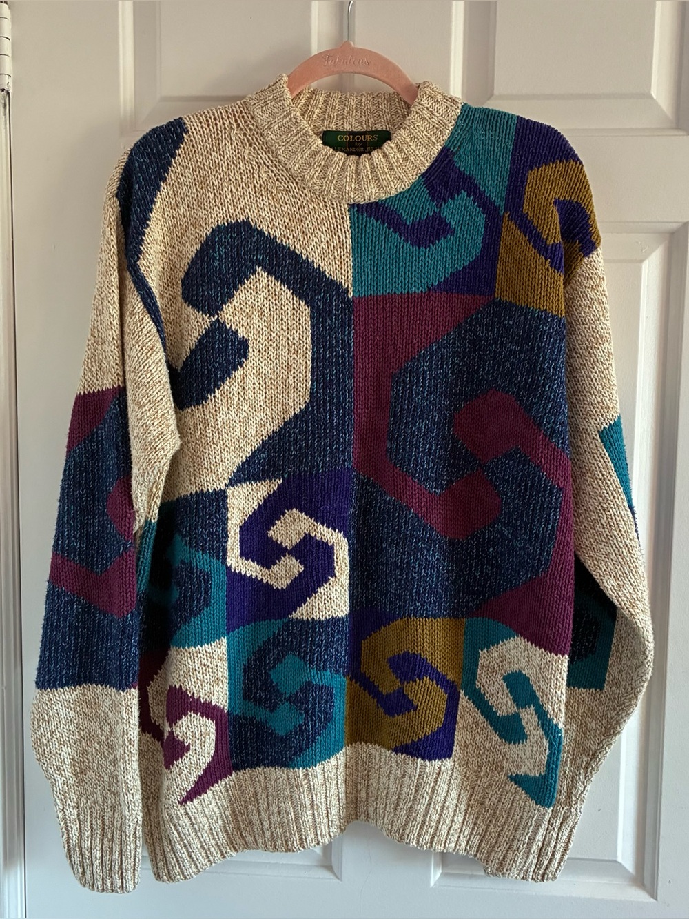 Vintage Colours by Alexander Julian Crewneck Linen Cotton Sweater